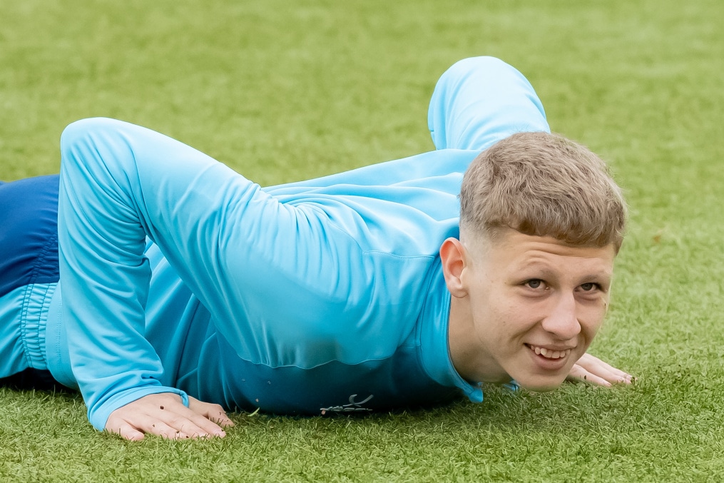 Тренировка «Зенита»-м перед матчем с ЦСКА-М