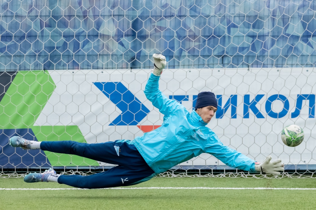 Тренировка «Зенита»-м перед матчем с ЦСКА-М