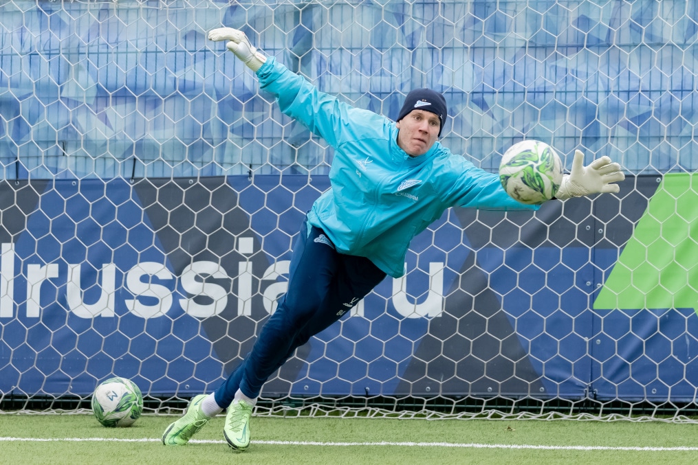 Тренировка «Зенита»-м перед матчем с ЦСКА-М