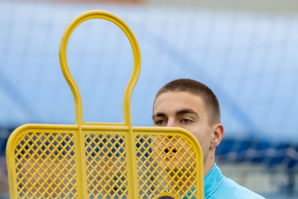 Тренировка «Зенита»-м перед матчем с ЦСКА-М