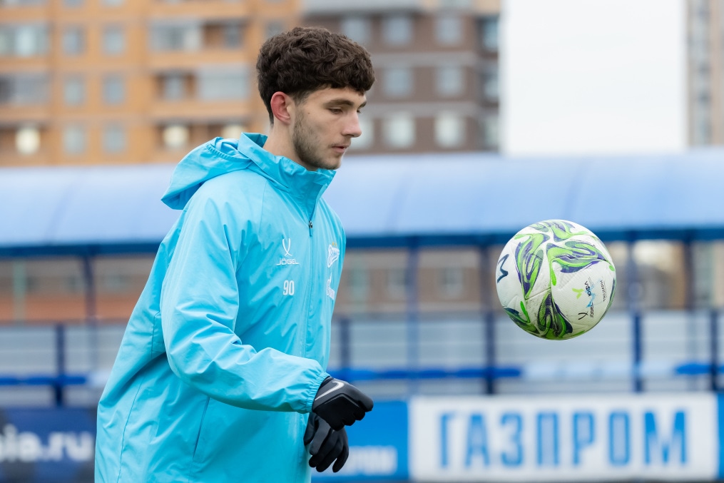 Тренировка «Зенита»-м перед матчем с ЦСКА-М