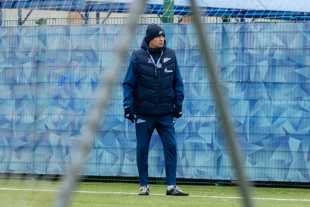 Тренировка «Зенита»-м перед матчем с ЦСКА-М