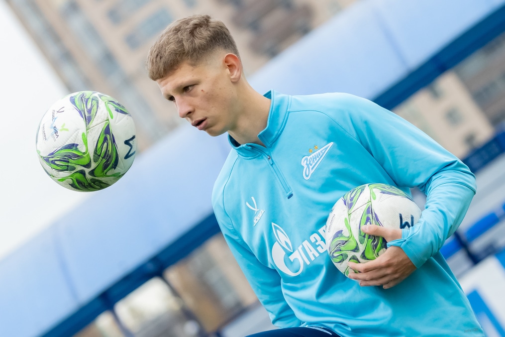 Тренировка «Зенита»-м перед матчем с ЦСКА-М