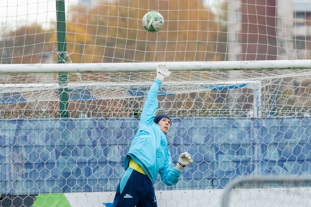 Тренировка «Зенита»-м перед матчем с ЦСКА-М