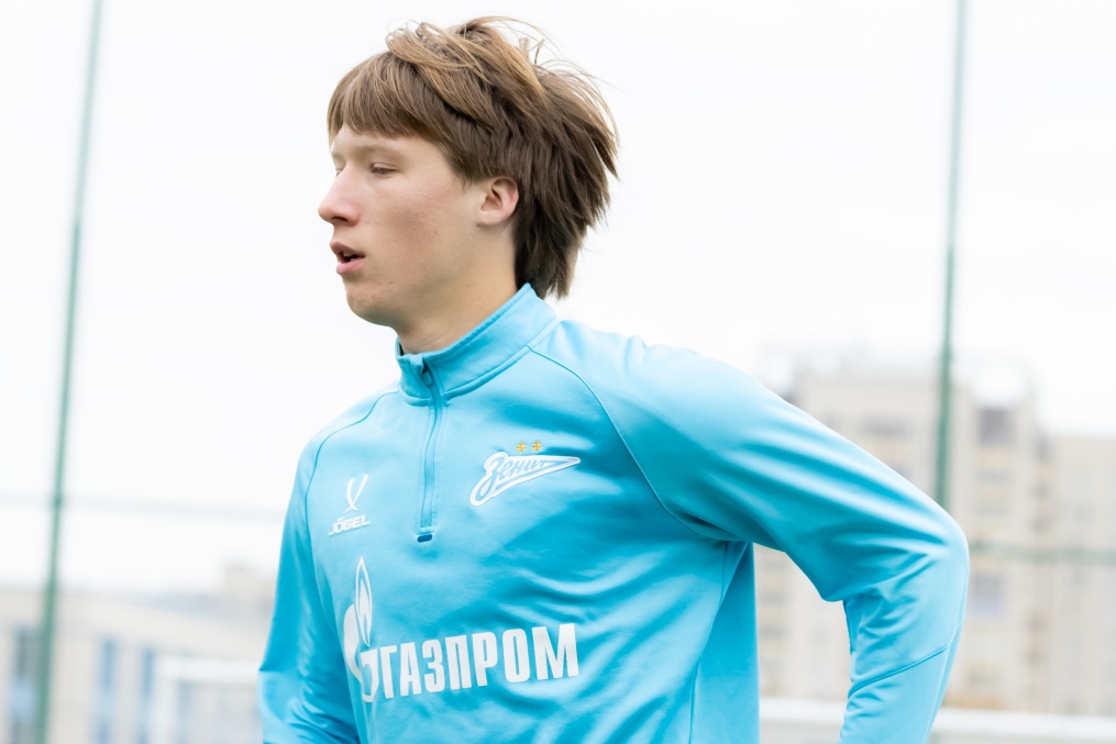 Тренировка «Зенита»-м перед матчем с ЦСКА-М