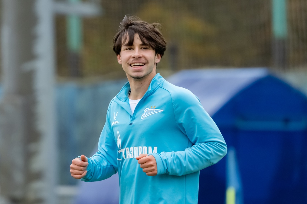 Тренировка «Зенита»-м перед матчем с ЦСКА-М