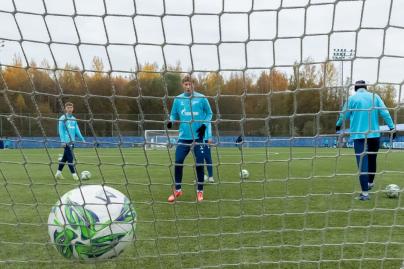 Тренировка «Зенита»-м перед матчем с ЦСКА-М