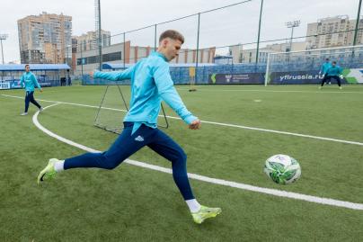 Тренировка «Зенита»-м перед матчем с ЦСКА-М