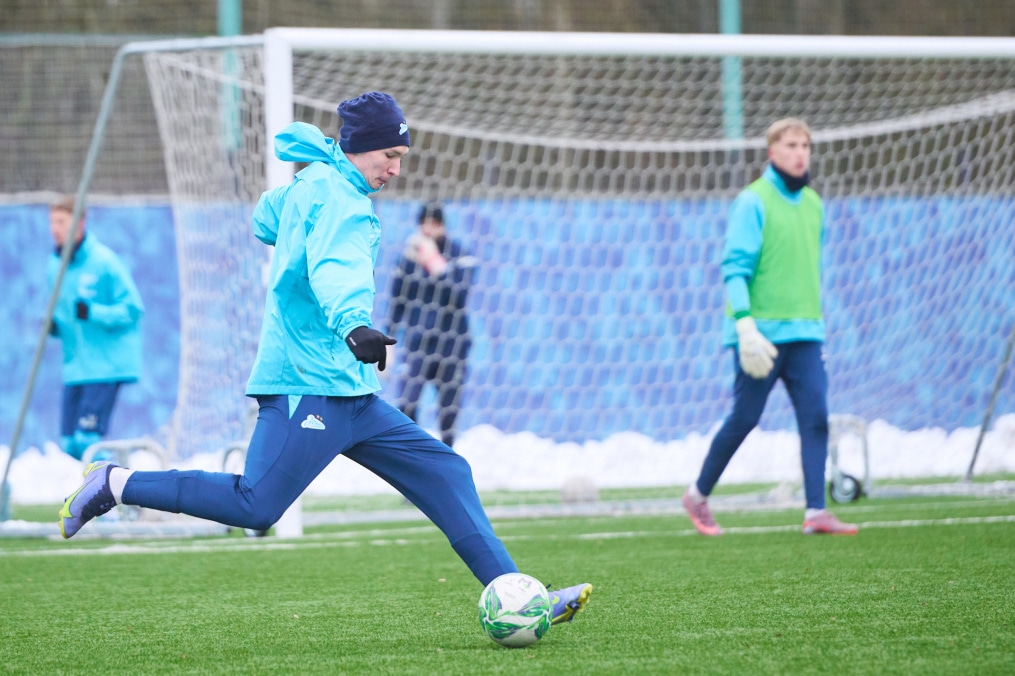 Тренировка «Зенита»-м перед матчем с «Локомотивом»-м