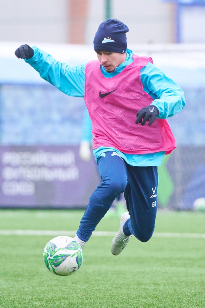 Тренировка «Зенита»-м перед матчем с «Локомотивом»-м