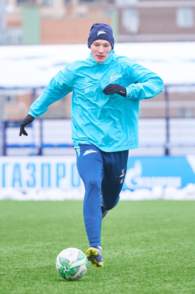 Тренировка «Зенита»-м перед матчем с «Локомотивом»-м