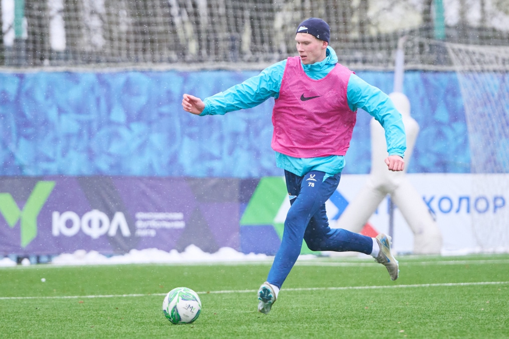 Тренировка «Зенита»-м перед матчем с «Локомотивом»-м