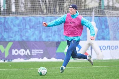 Тренировка «Зенита»-м перед матчем с «Локомотивом»-м