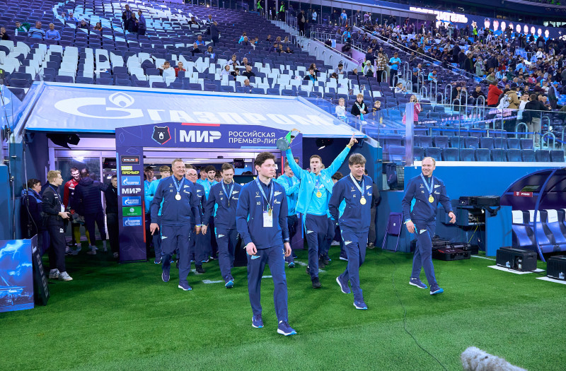 Чествование «Зенита»-м на «Газпром Арене»