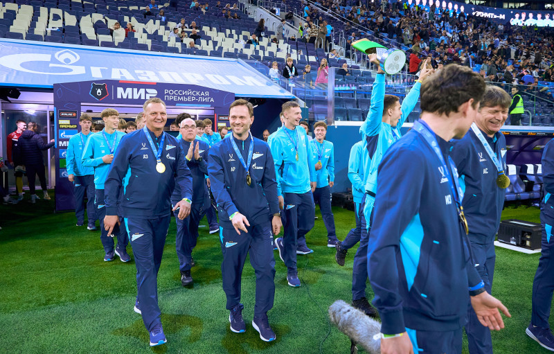 Чествование «Зенита»-м на «Газпром Арене»