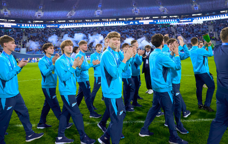 Чествование «Зенита»-м на «Газпром Арене»