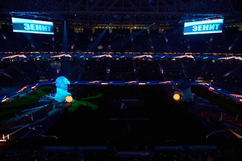 Шоу Группы Аэрофлот перед матчем «Зенит» — «Рубин»
