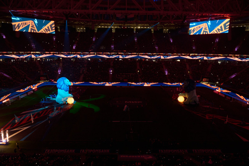 Шоу Группы Аэрофлот перед матчем «Зенит» — «Рубин»