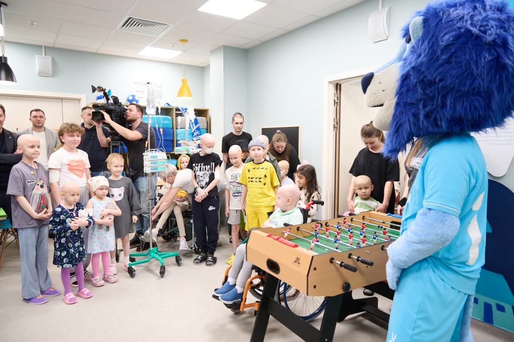 «100 добрых дел»: открытие игровой комнаты в Центре МБИС им. Сергея Березина