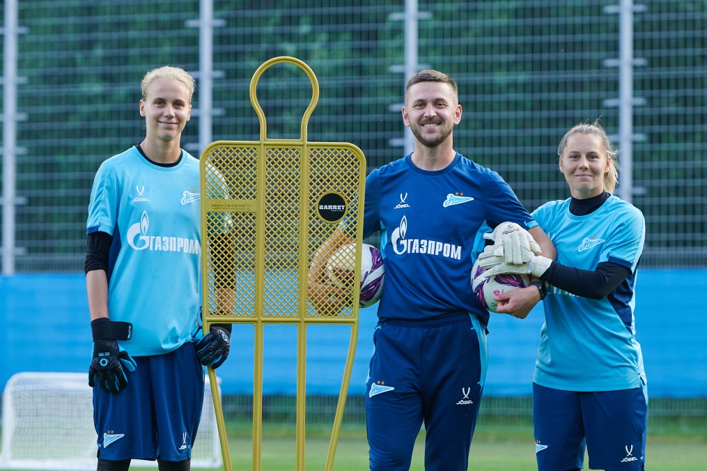 Тренировка женской команды перед матчем с ЖФК «Ростов»
