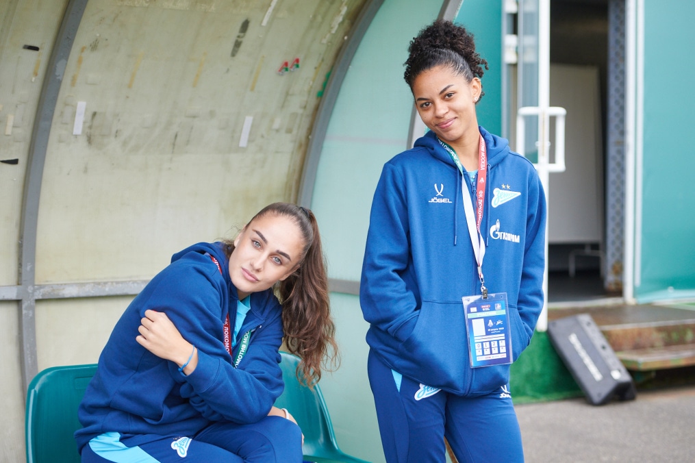 Приезд команды на стадион на матч 1/2 финала Кубка России с «Локомотивом»