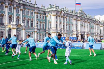 «Зенит» на Дворцовой: самая масштабная открытая тренировка