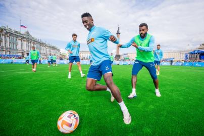 «Зенит» на Дворцовой: самая масштабная открытая тренировка