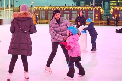 Мегатурнир «»Зенит» рядом». День 1: мастер-класс на катке для участников турнира