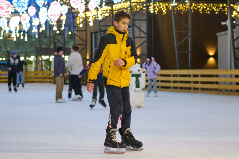 Мегатурнир «»Зенит» рядом». День 1: мастер-класс на катке для участников турнира