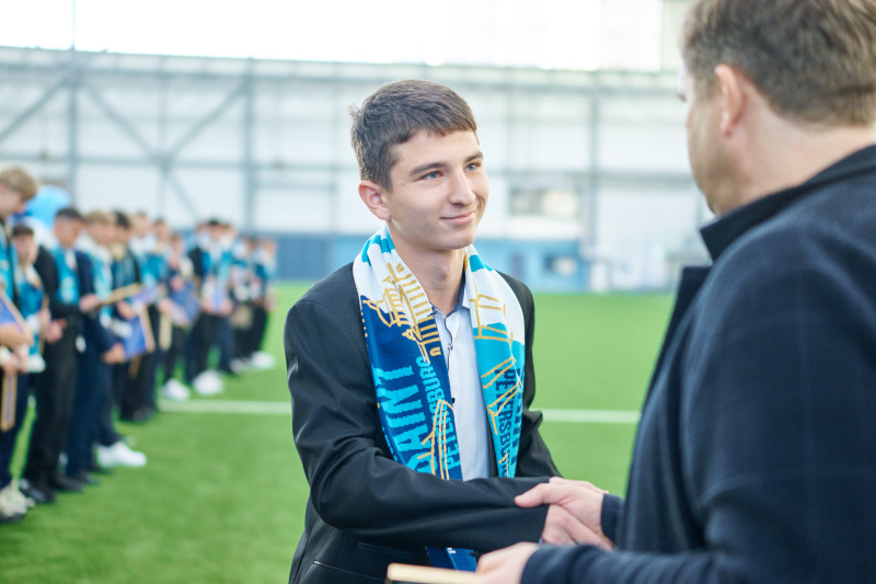 Выпускной в «Газпром»-Академии ФК «Зенит»