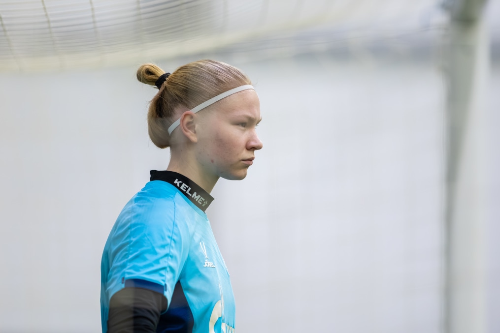 Тренировка женской молодежной команды «Зенит»