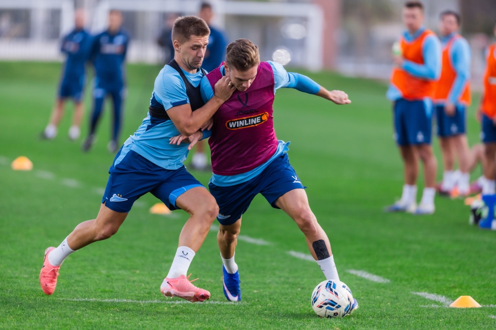 Зимние «Газпром» — тренировочные сборы 2026: тренировка 31 января