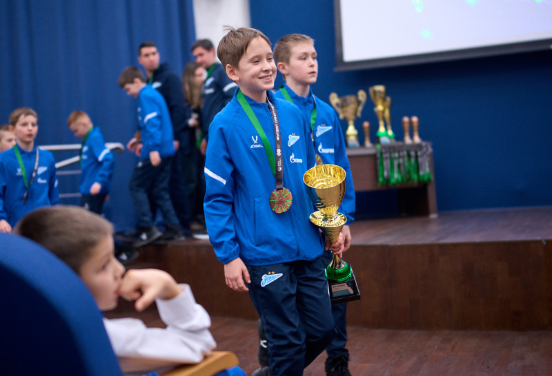 Награждение юношеских команд «Зенита» по итогам сезона 2025 года Первенства города