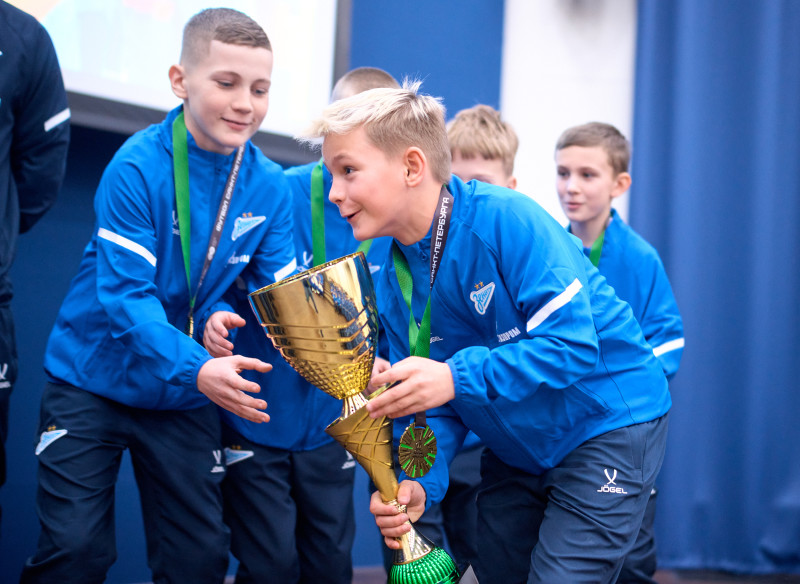 Награждение юношеских команд «Зенита» по итогам сезона 2025 года Первенства города