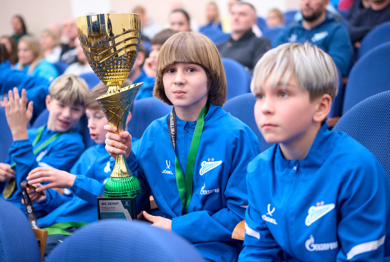 Награждение юношеских команд «Зенита» по итогам сезона 2025 года Первенства города