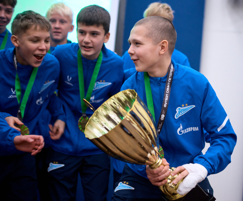 Награждение юношеских команд «Зенита» по итогам сезона 2025 года Первенства города