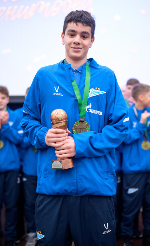 Награждение юношеских команд «Зенита» по итогам сезона 2025 года Первенства города