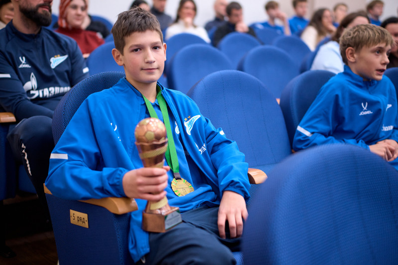 Награждение юношеских команд «Зенита» по итогам сезона 2025 года Первенства города