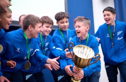 Награждение юношеских команд «Зенита» по итогам сезона 2025 года Первенства города