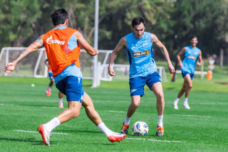 Зимние «Газпром» — тренировочные сборы 2026: тренировка 1 февраля