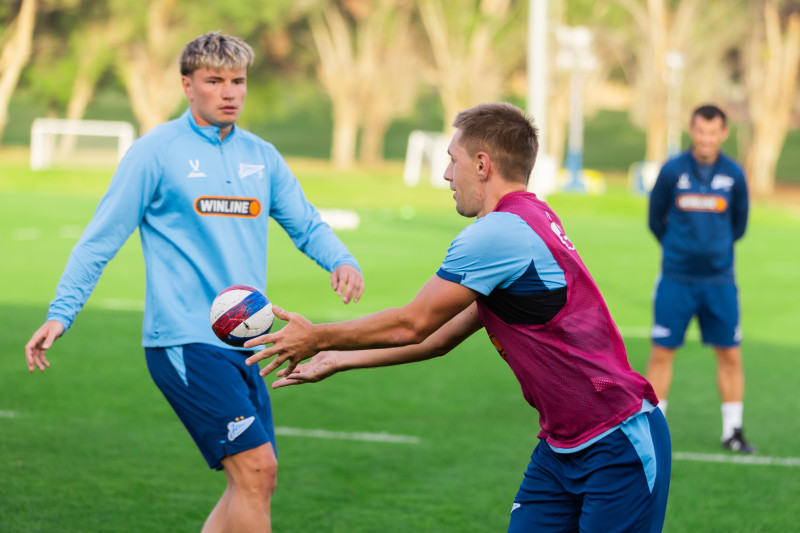 Зимние «Газпром» — тренировочные сборы 2026: тренировка 1 февраля