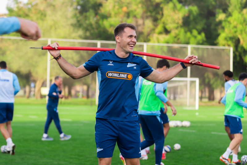 Зимние «Газпром» — тренировочные сборы 2026: тренировка 1 февраля