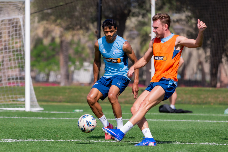 Зимние «Газпром» — тренировочные сборы 2026: тренировка 9 февраля