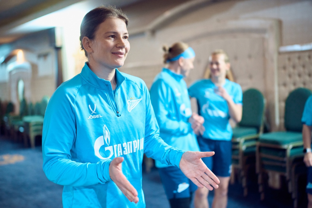 Зимний сбор женской команды «Зенит» в Турции: 13 февраля, утренняя тренировка