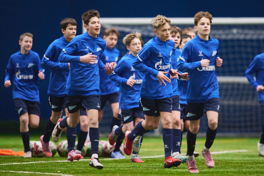 Тренировка «Зенита»-2012 в преддверии Кубка Бесова