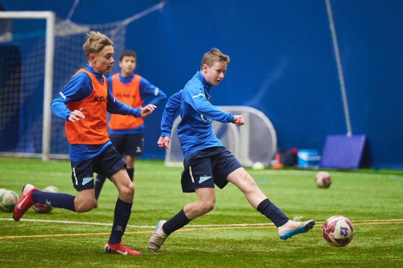 Тренировка «Зенита»-2012 в преддверии Кубка Бесова