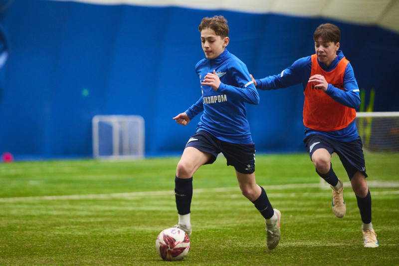 Тренировка «Зенита»-2012 в преддверии Кубка Бесова