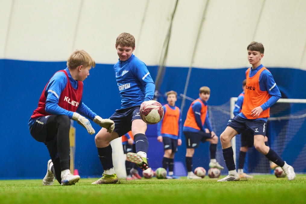 Тренировка «Зенита»-2012 в преддверии Кубка Бесова