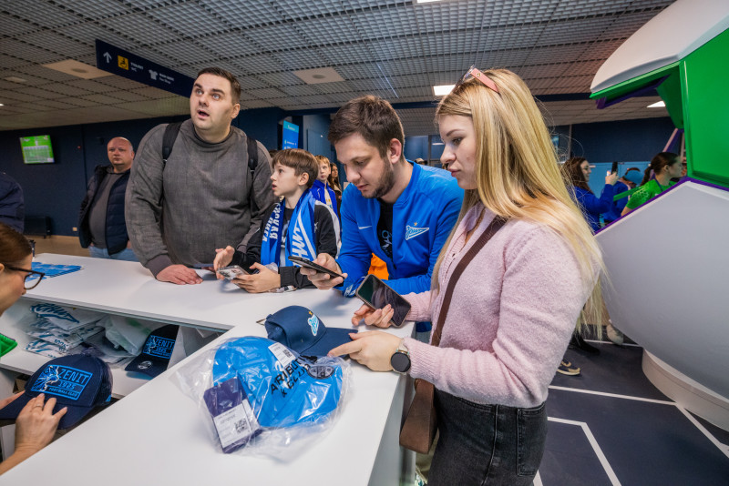 Промозона «МегаФона» перед матчем «Зенит» — «Спартак»