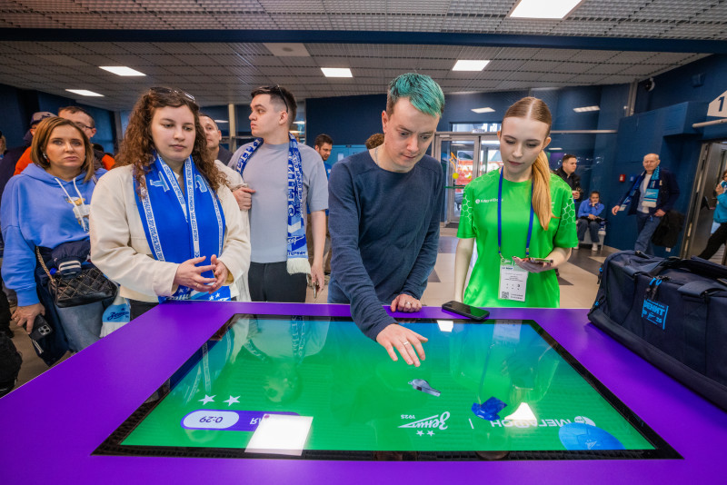 Промозона «МегаФона» перед матчем «Зенит» — «Спартак»